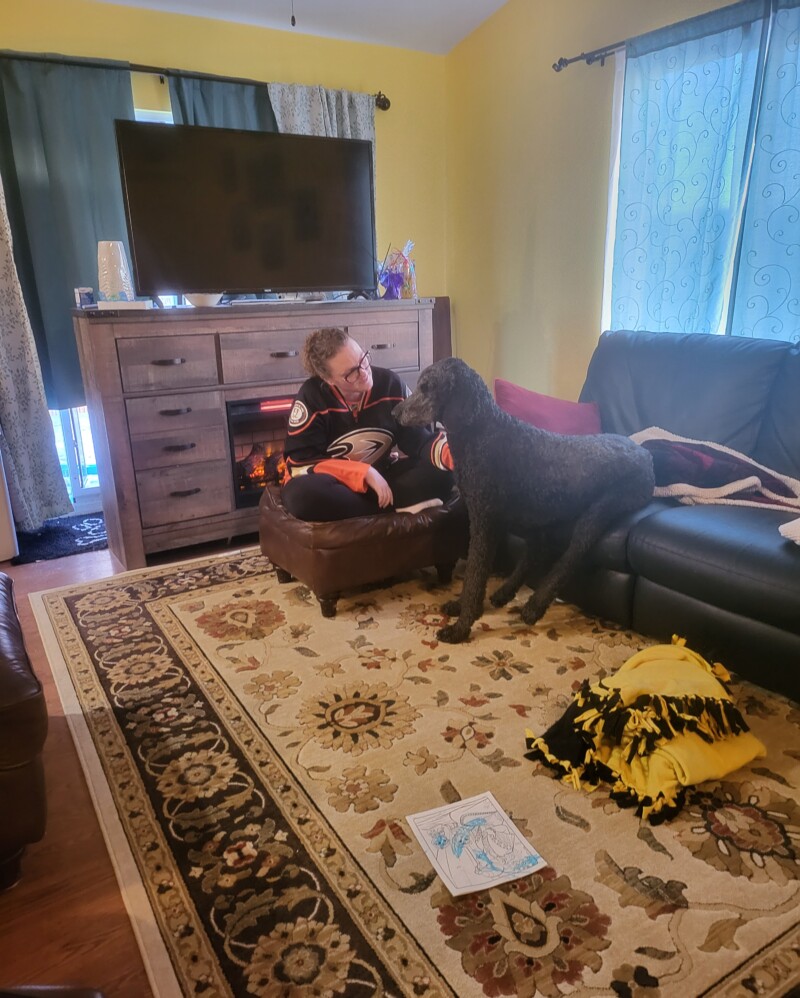 louie-sitting